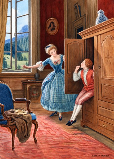 Scene from Mozart's opera The Marriage of Figaro