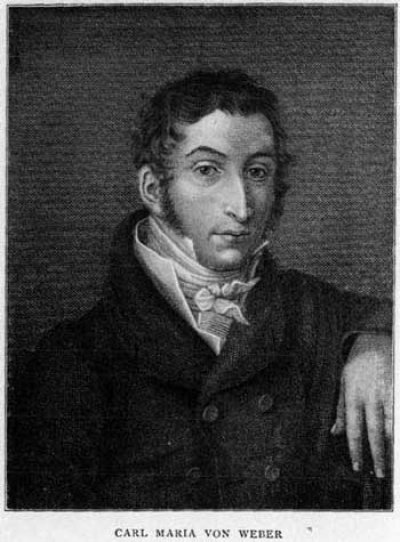 The premiere of Carl Maria von Weber's opera "Silvana" took place in Prague.