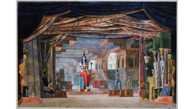 "Moïse et Pharaon" (Rossini) premiered at the Salle Le Peletier (Paris Opéra).