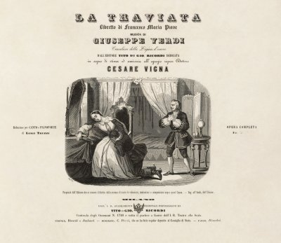 First performance of Giuseppe Verdi's "La traviata" at Teatro La Fenice (Venice).