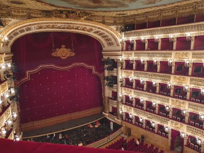 Premiere of Errico Petrella’s "Giovanna di Napoli" at Teatro San Carlo (Naples).
