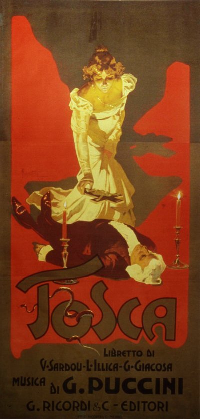 Puccini's "Tosca" received its Covent Garden premiere in London, with the composer present.
