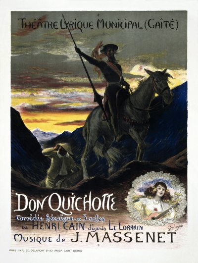 Jules Massenet’s opera "Don Quichotte" premiered at the Opéra de Monte-Carlo.