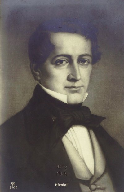 Otto Nicolai, German composer best known for the comic opera "Die lustigen Weiber von Windsor", was born in Königsberg.