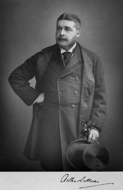 Arthur Sullivan, composer of comic operas including "H.M.S. Pinafore", "The Pirates of Penzance", and "The Mikado", was born.