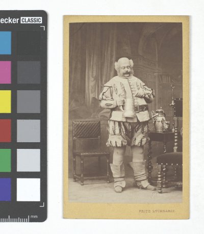 Emil Scaria, Austrian bass renowned as a leading Wagnerian singer who created the role of Gurnemanz in the world premiere of "Parsifal", appeared as Sir John Falstaff in "Die lustigen Weiber von Windsor" at the Vienna Court Opera.