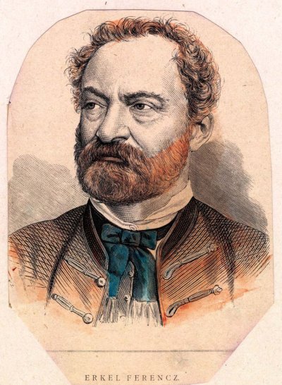 Ferenc Erkel, founding figure of Hungarian national opera and composer of "Bánk bán" and "Hunyadi László", died in Budapest.